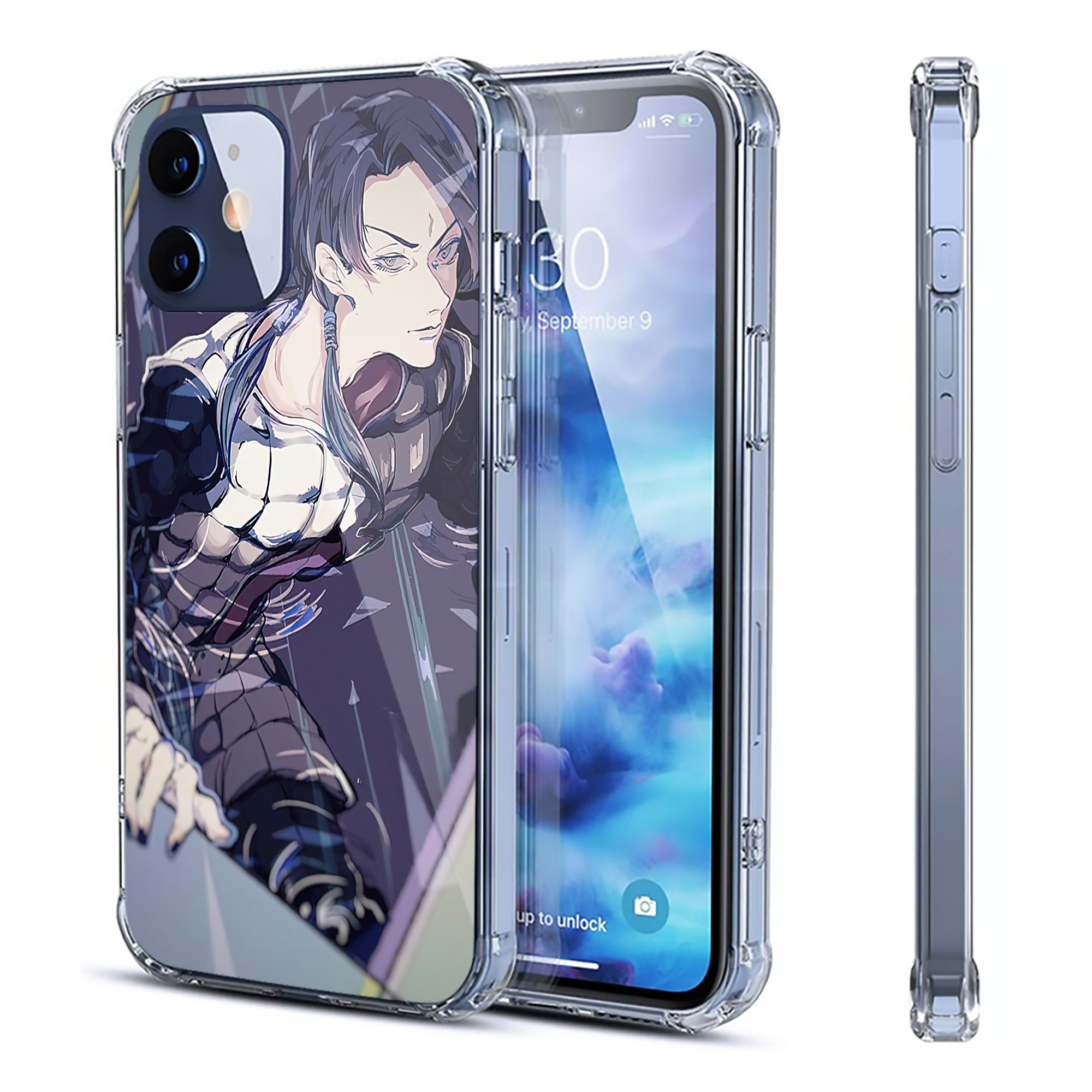 （画像用） ジョジョの奇妙な冒険 JoJo's Bizarre Adventure 【iPhone 12シリーズ対応】透明スマホケース（クリアソフトケース）